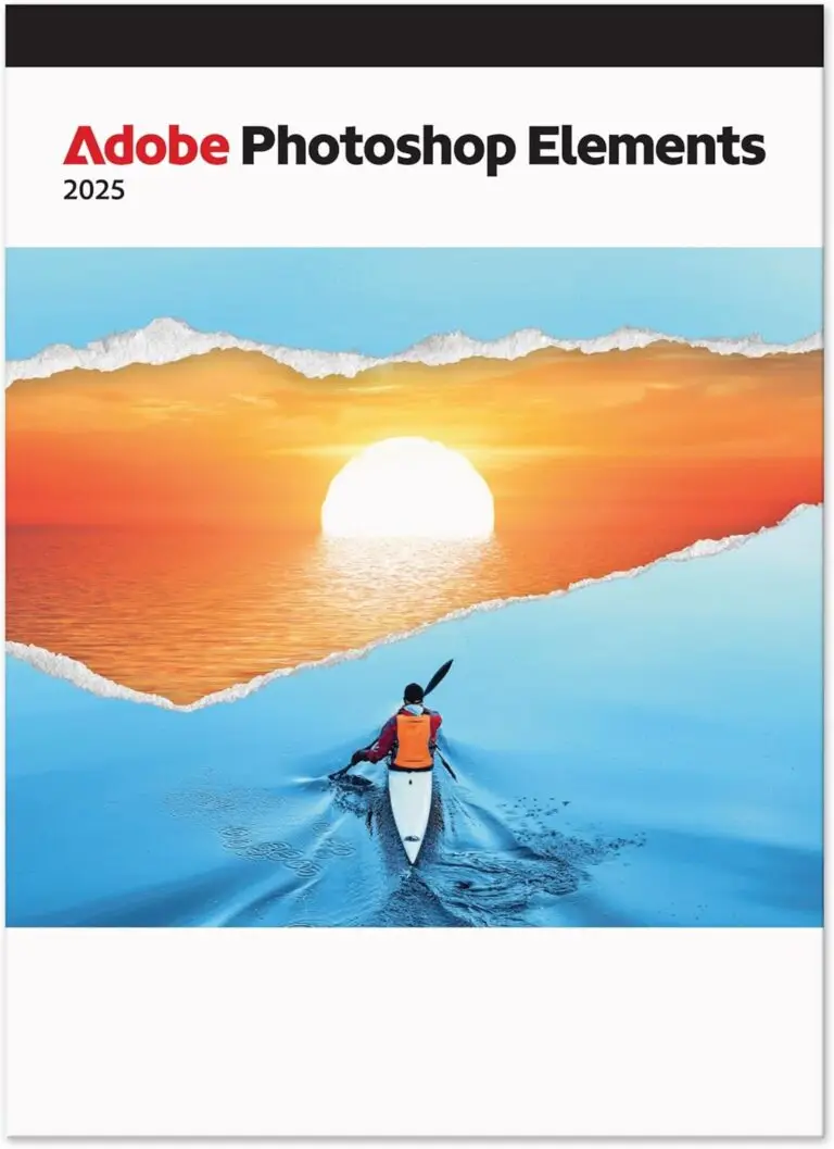 Adobe Photoshop Elements 2025 – AI-Powered Photo Editing Software for Creative Editing and Design.