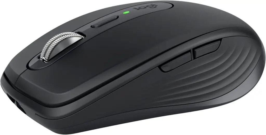 Logitech MX Anywhere 3S – Compact Wireless Mouse with Fast Scrolling and Precision Tracking.