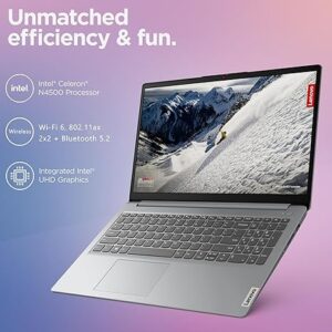 Lenovo IdeaPad 1 15.6" Laptop – 32GB RAM, 1TB SSD, Intel Dual-Core, Windows 11 Pro