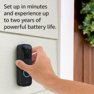 Blink Video Doorbell + Sync Module 2 | Ultimate HD Video Doorbell with 2-Way Audio, Motion Alerts & Alexa Ready (2024)