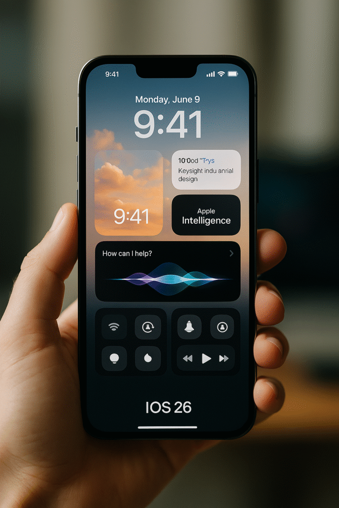 User testing iOS 26 Beta on iPhone