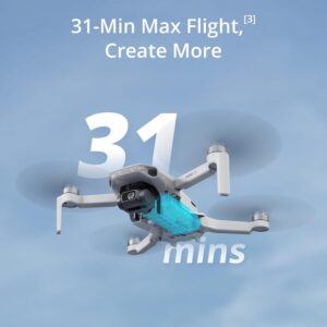 DJI Mini 4K Drone with 3-Axis Gimbal | 10km Video Transmission, 4K UHD, Wind Resistant, Beginner Friendly (2024)