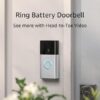 Ring Battery Doorbell 2024 | Head-to-Toe HD Video, Live View, Two-Way Talk, Motion Detection & Alerts | Built-in Rechargeable Battery, Color Night Vision | Easy Install | Works with Alexa